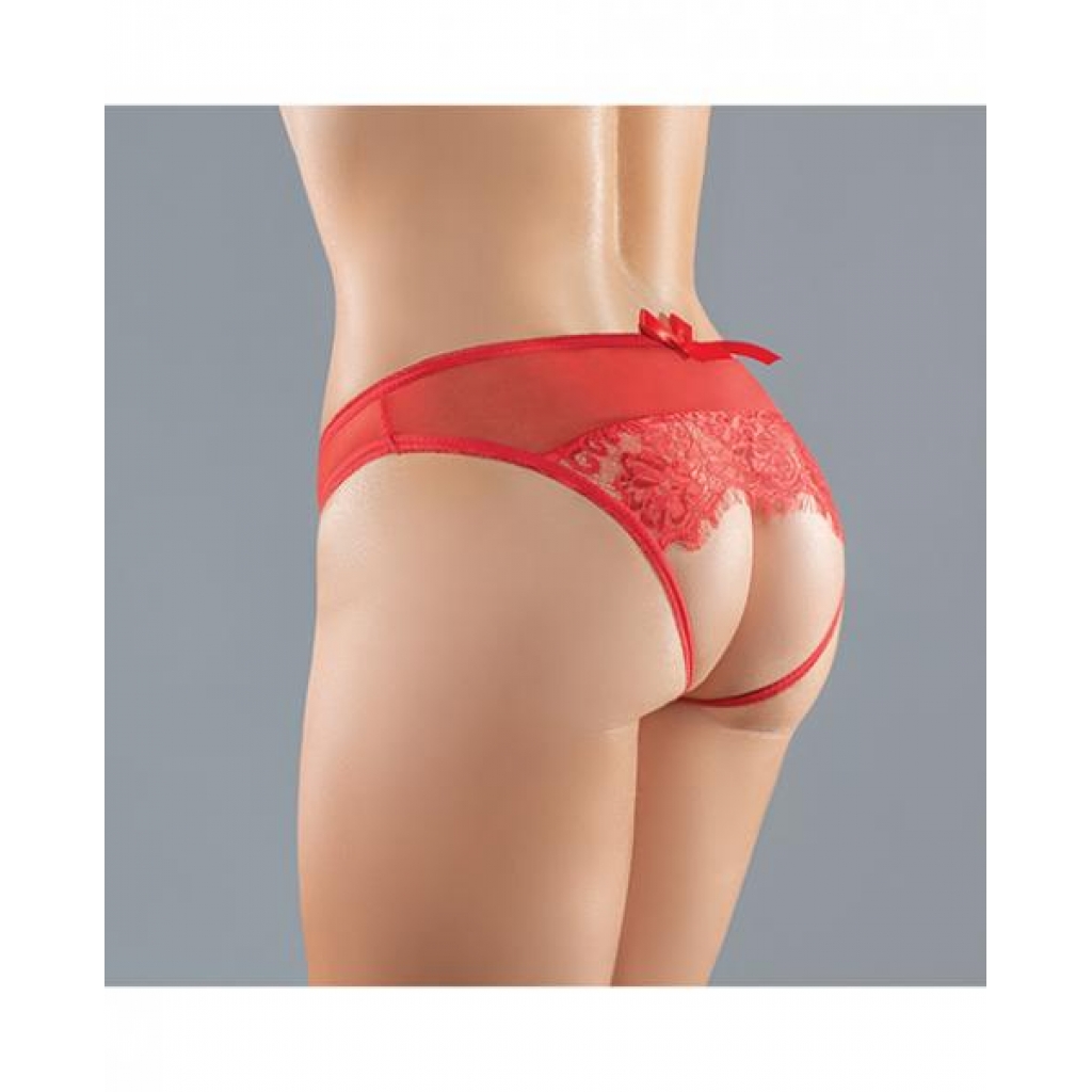 Adore Expose Panty Red O/s - Allure Lingerie Lp
