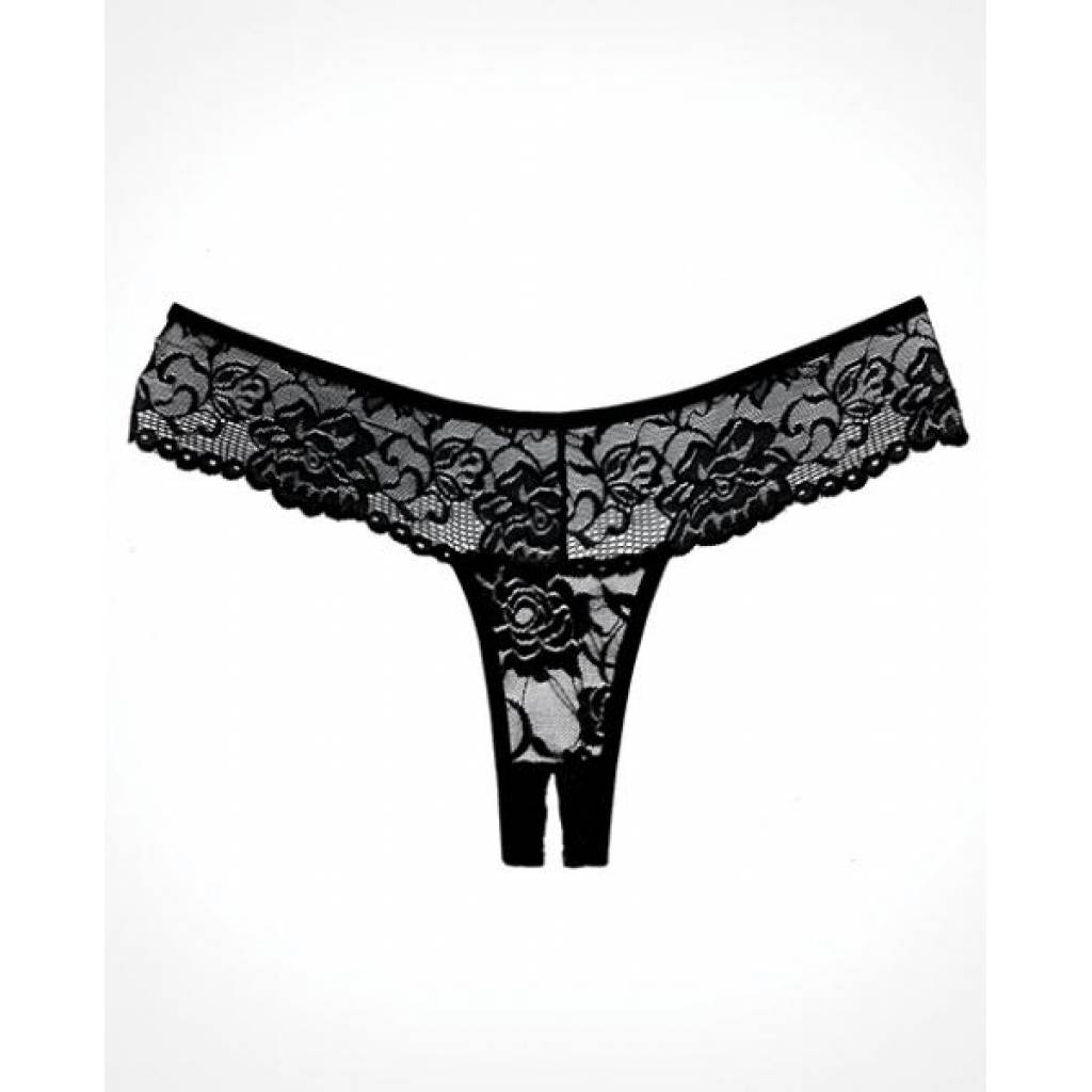 Adore Chiqui Love Thong - Black