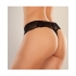 Adore Chiqui Love Thong - Black