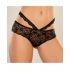 Adore Heartbreaker Panty - Black One Size