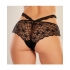 Adore Heartbreaker Panty - Black One Size