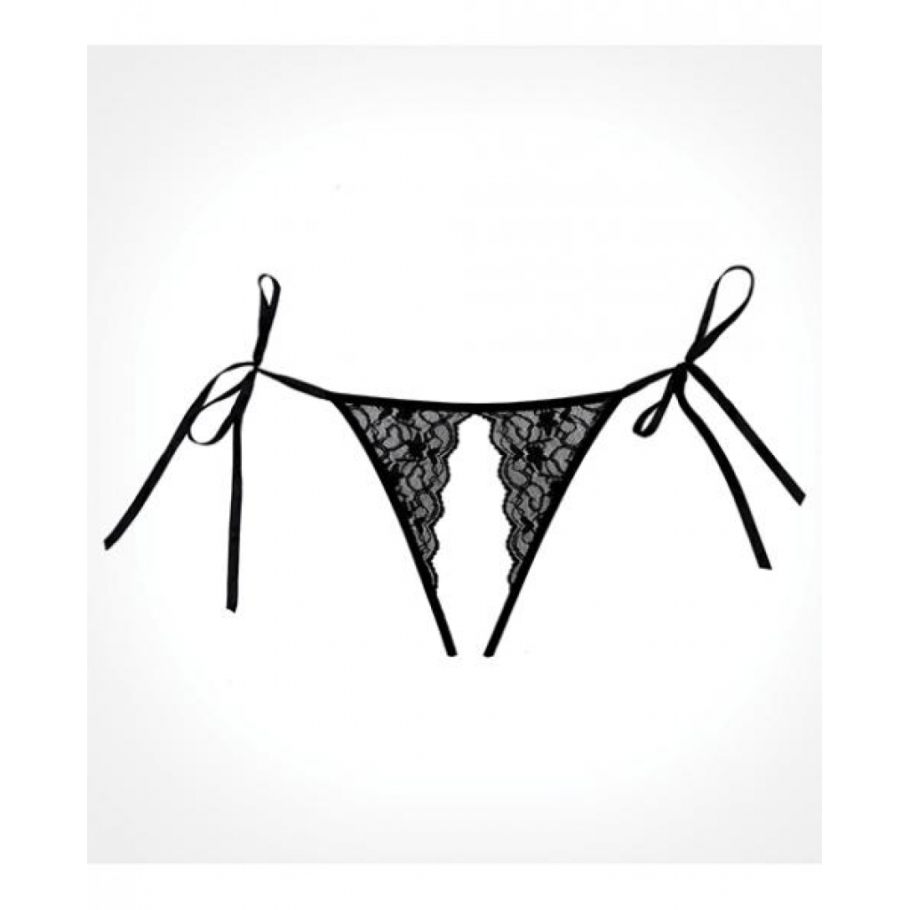 Adore Lolita Open Crotch Panty - Black OS