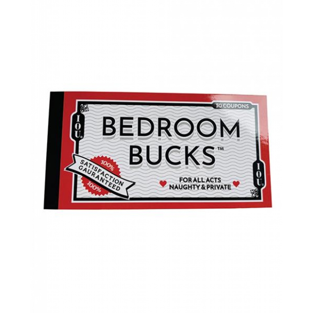 Bedroom Bucks I.O.U. Coupons