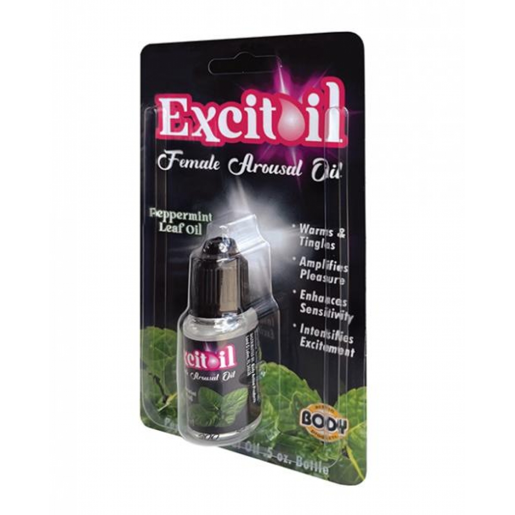 Body Action Excitoil Peppermint Arousal Oil - .5 Oz Bottle Carded