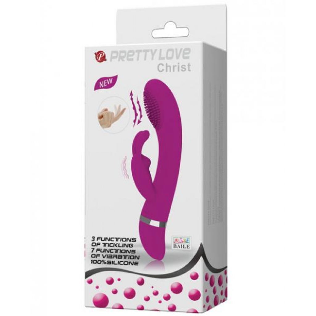 Pretty Love Christ Rabbit Vibrator - 7 Function Purple