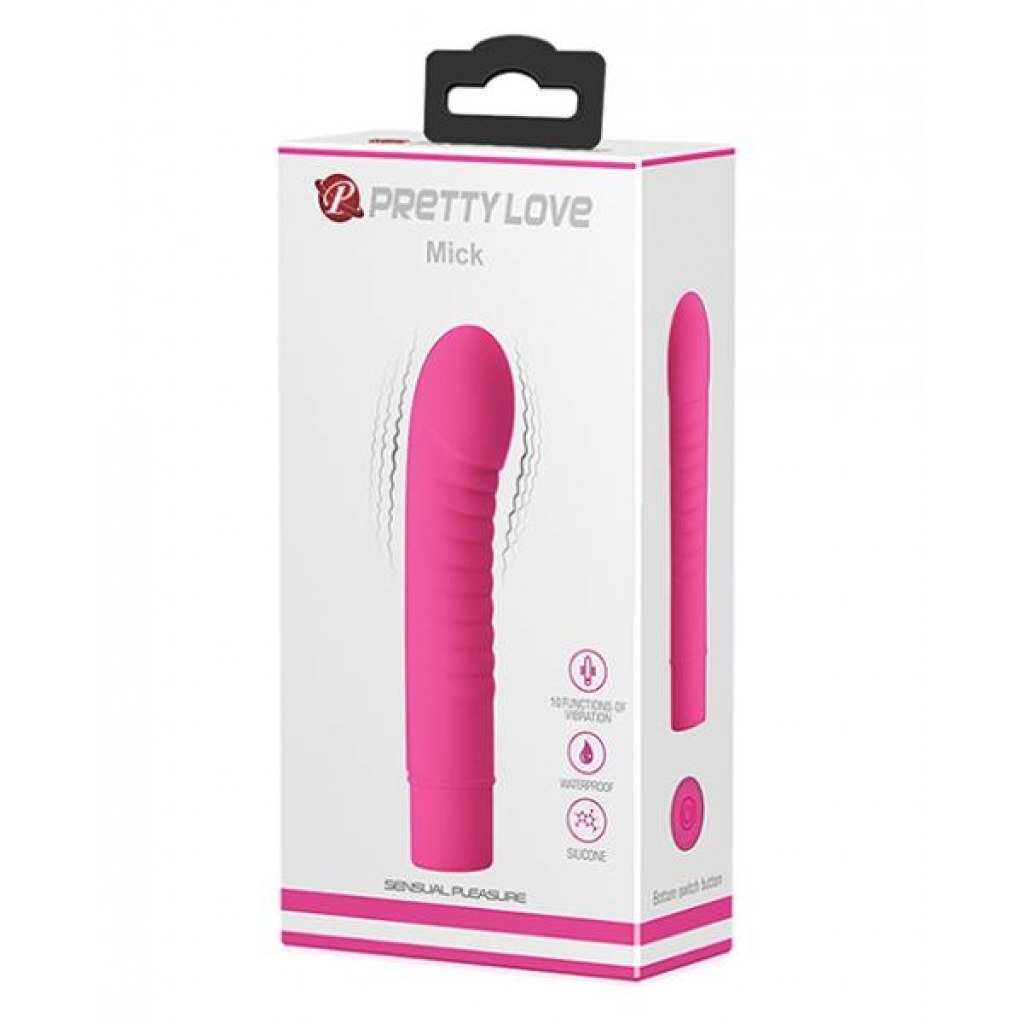 Pretty Love Mick 10 Function Vibrator - Fuchsia