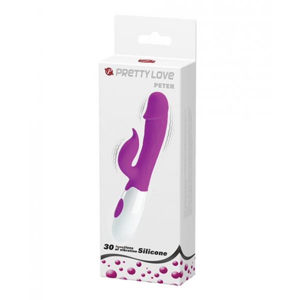 Pretty Love Peter 30 Function Vibrator - Fuchsia