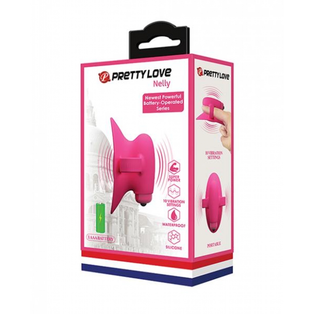 Pretty Love Nelly Pink Battery-Operated Finger Vibe