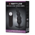 Pretty Love Vibrating Bead Butt Plug - Black