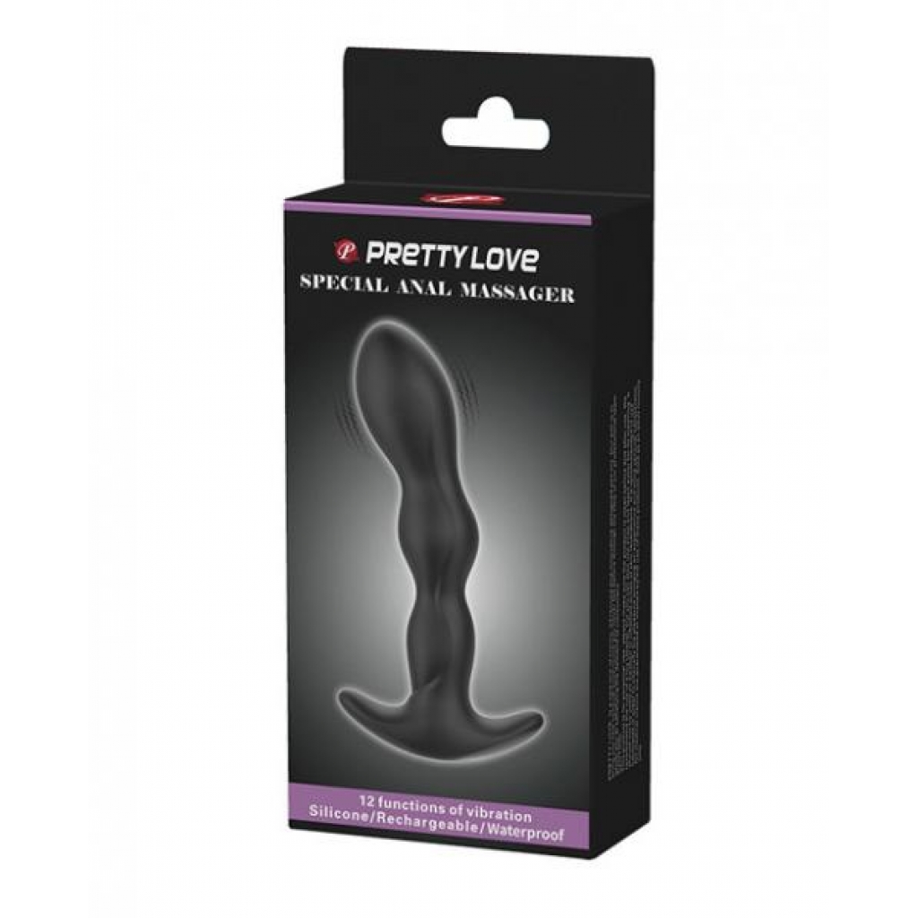 Pretty Love Special Anal Massager - Black