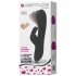 Pretty Love Dylan Bunny Ears Come Hither Rabbit Vibrator Black