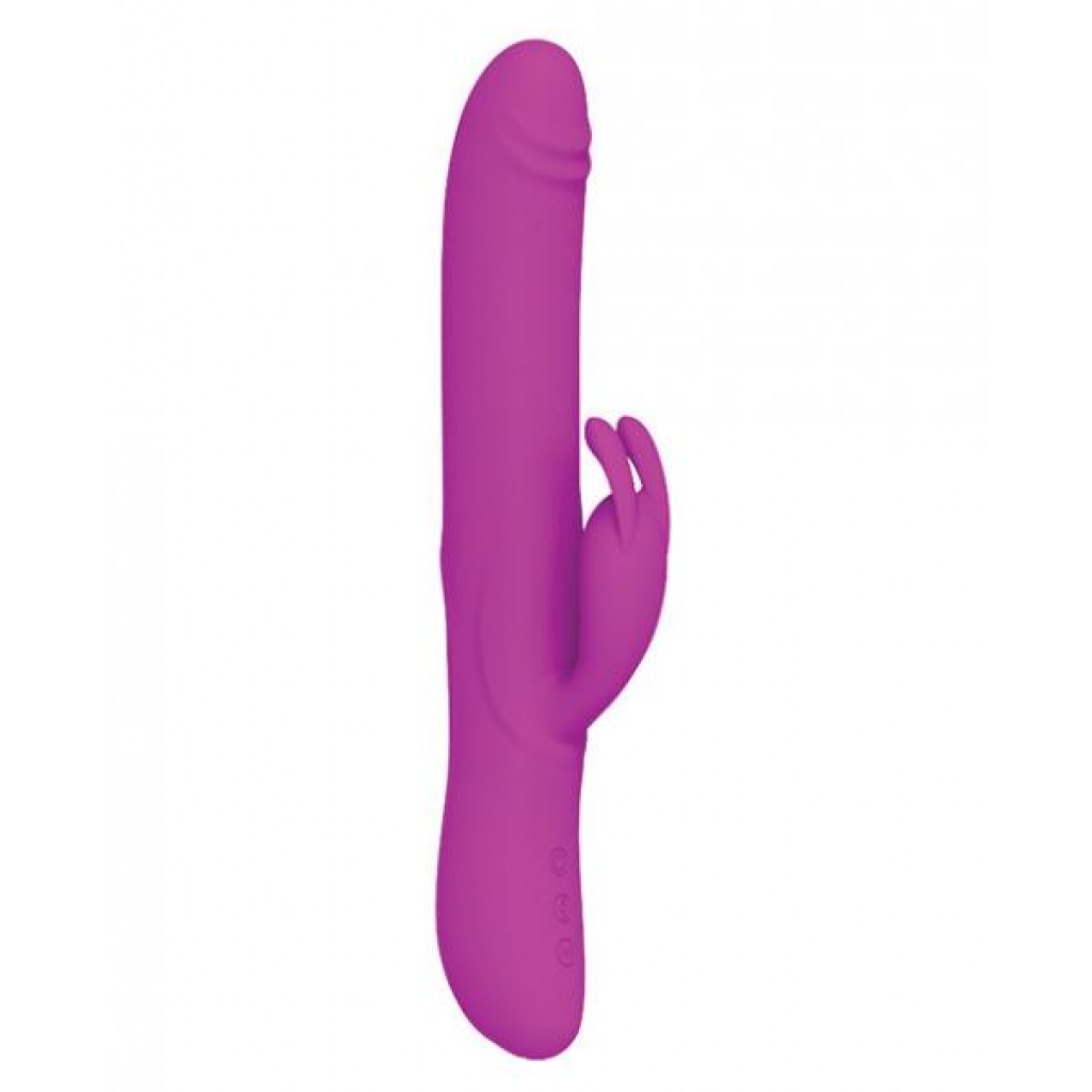 Pretty Love Byron Thrusting Rabbit Vibrator - Purple