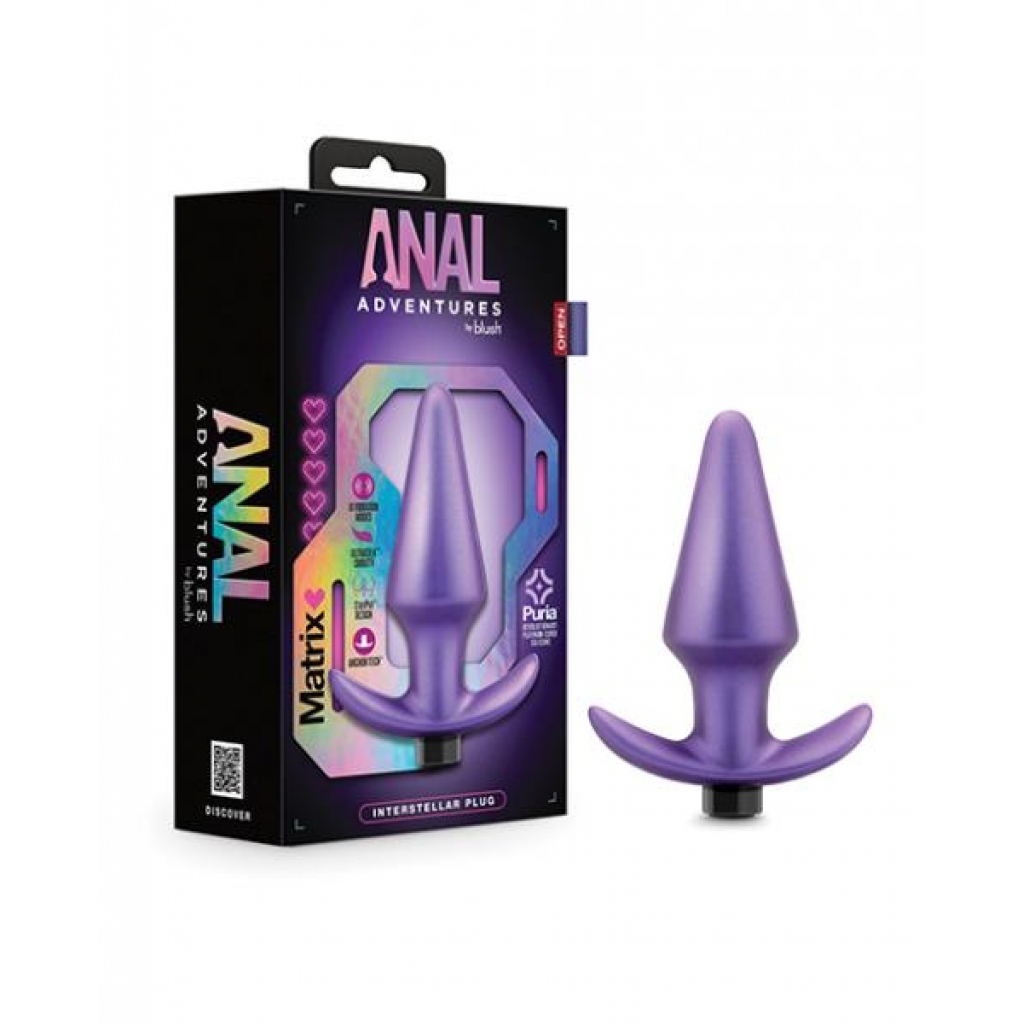 Blush Anal Adventures Matrix Interstellar Plug - Astro Violet