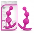 Luxe Be Me 3 Fuchsia Anal Beads