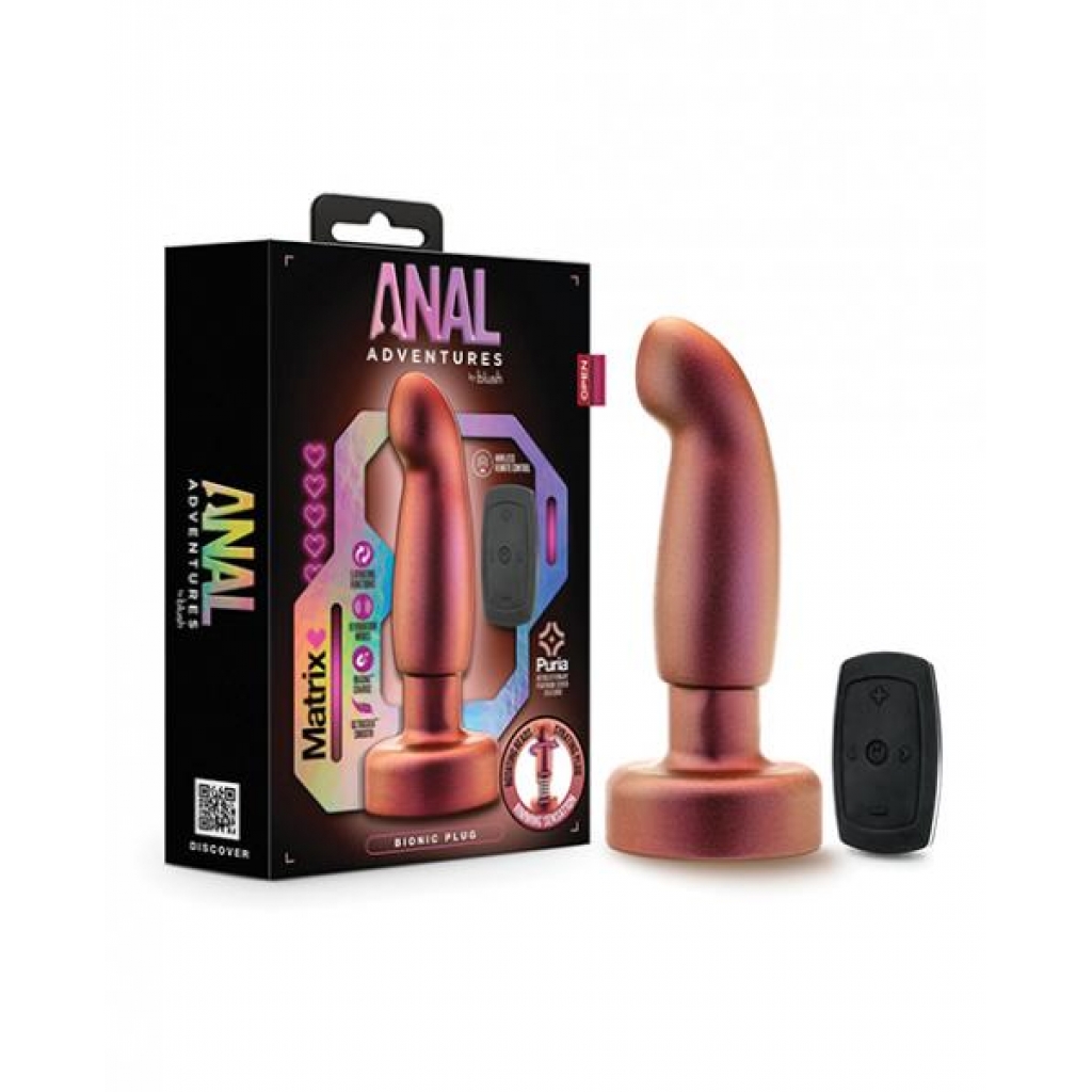 Blush Anal Adventures Matrix Bionic Plug - Cosmic Copper