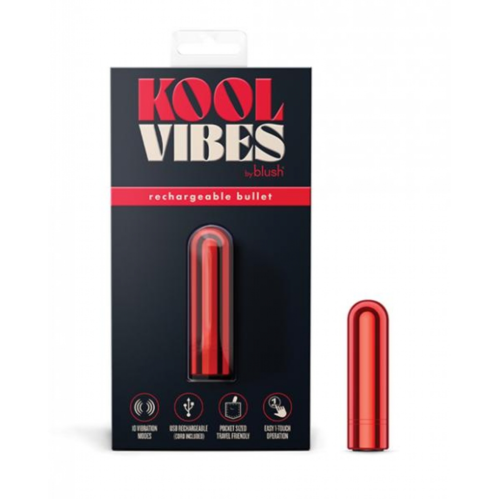 Blush Kool Vibes Mini Rechargeable Bullet - Cherry