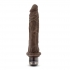 Mr. Skin Vibe 8 Vibrating Dildo - Chocolate Brown