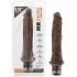 Mr. Skin Vibe 8 Vibrating Dildo - Chocolate Brown