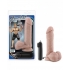 The Goalie 8 inches Vibrating Realistic Cock - Beige