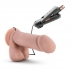 The Goalie 8 inches Vibrating Realistic Cock - Beige