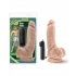 Tennis Champ Vibrating 9 inches Realistic Cock - Beige