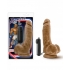 The Boxer 9 inches Vibrating Realistic Cock - Brown