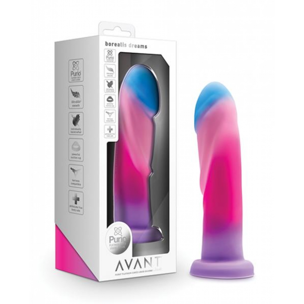 Blush Avant Borealis Dreams Silicone Dildo - Cotton Candy