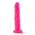 Neo 7.5 inches Dual Density Cock - Neon Pink Dildo