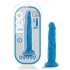 Neo 7.5 Inch Dual Density Cock - Neon Blue