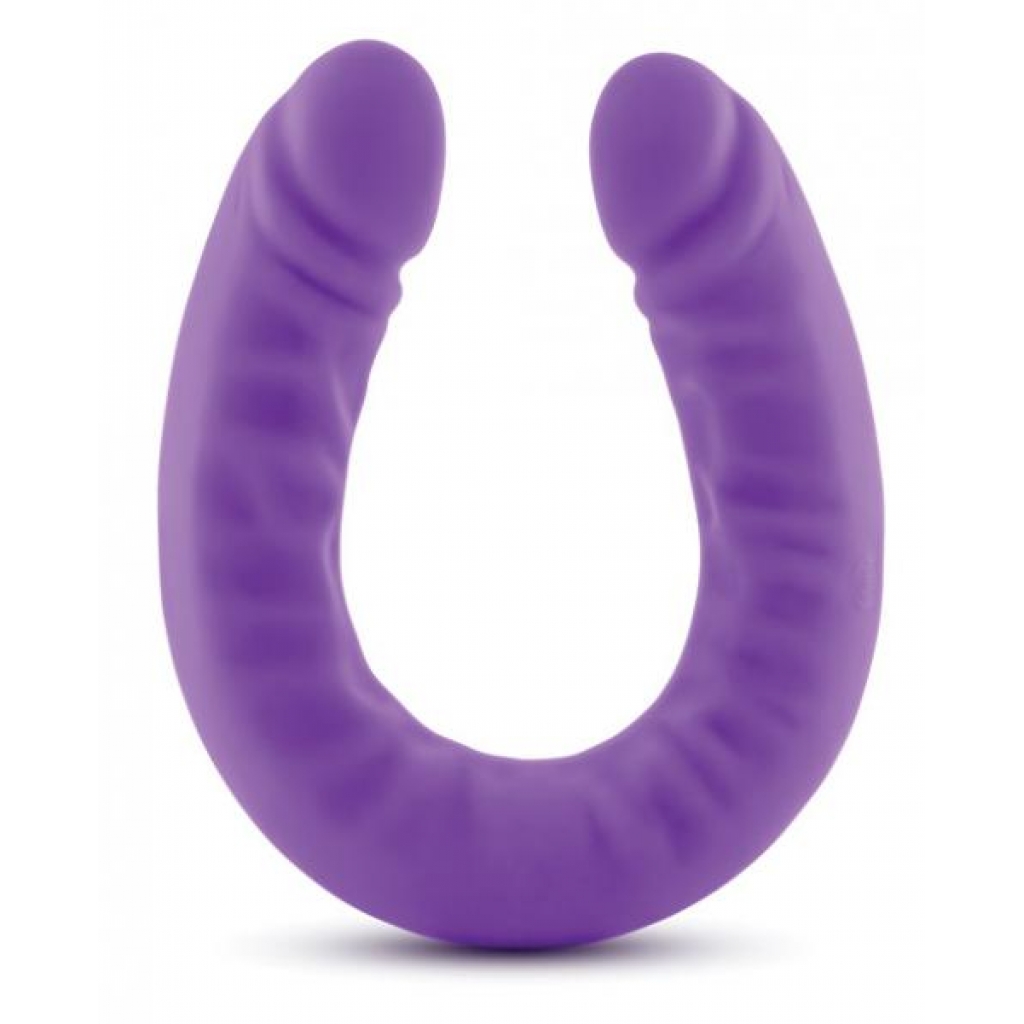 Ruse 18-Inch Silicone Slim Double Dong - Purple