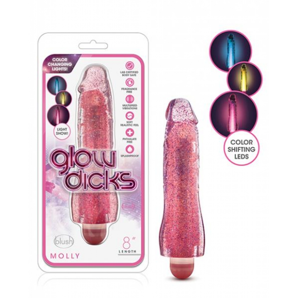 Molly Glitter Vibrator - Pink