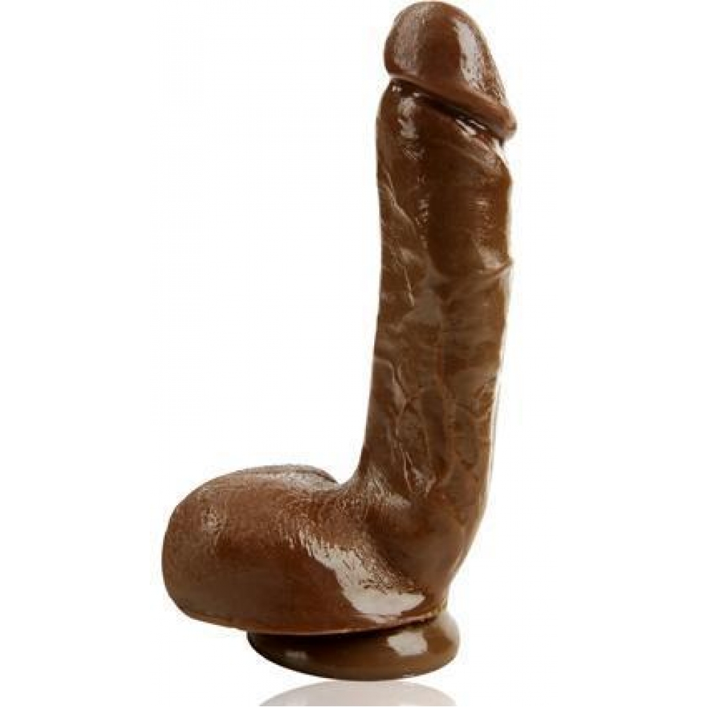 X5 Hard On Realistic Dildo - Brown