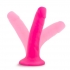 Neo Dual Density Cock - Neon Pink Dildo 5.5 inches