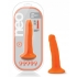 Neo Dual Density 6-Inch Dildo - Neon Orange