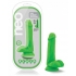 Neo Dual Density 6 inches Cock with Balls - Neon Green