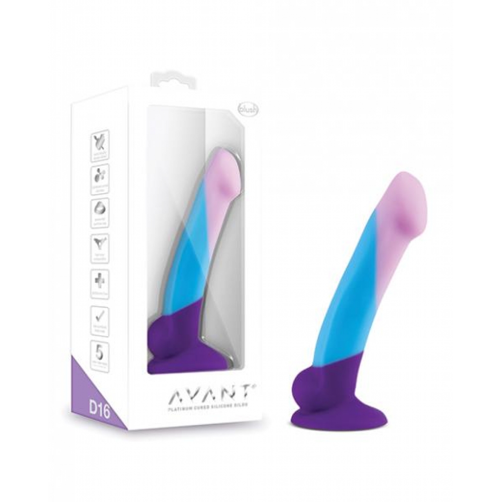 Blush Avant D16 Silicone Dildo - Purple Haze - Blush Novelties