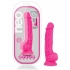 Neo 7.5 inches Dual Density Cock with Balls - Neon Pink