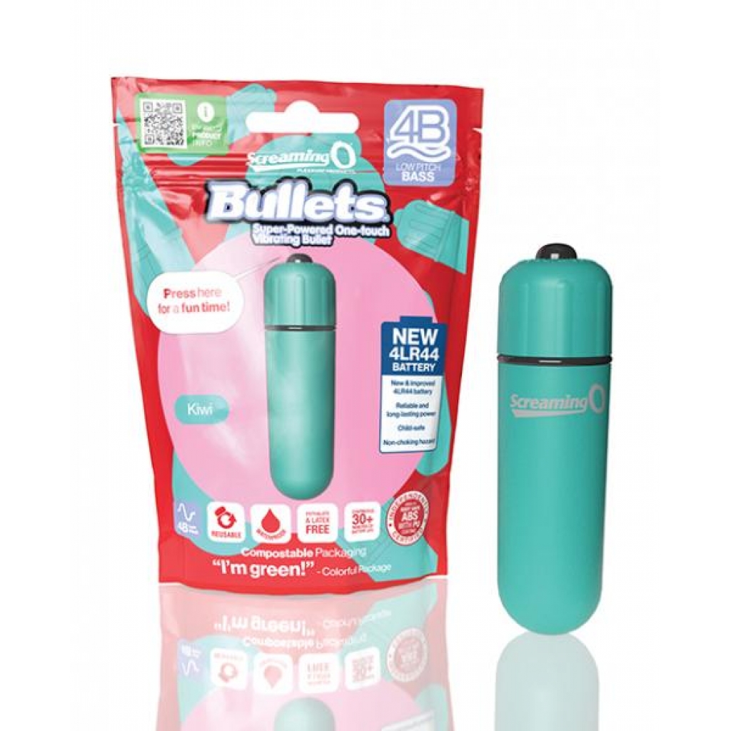 Screaming O 4B Bullet Vibrator - Kiwi