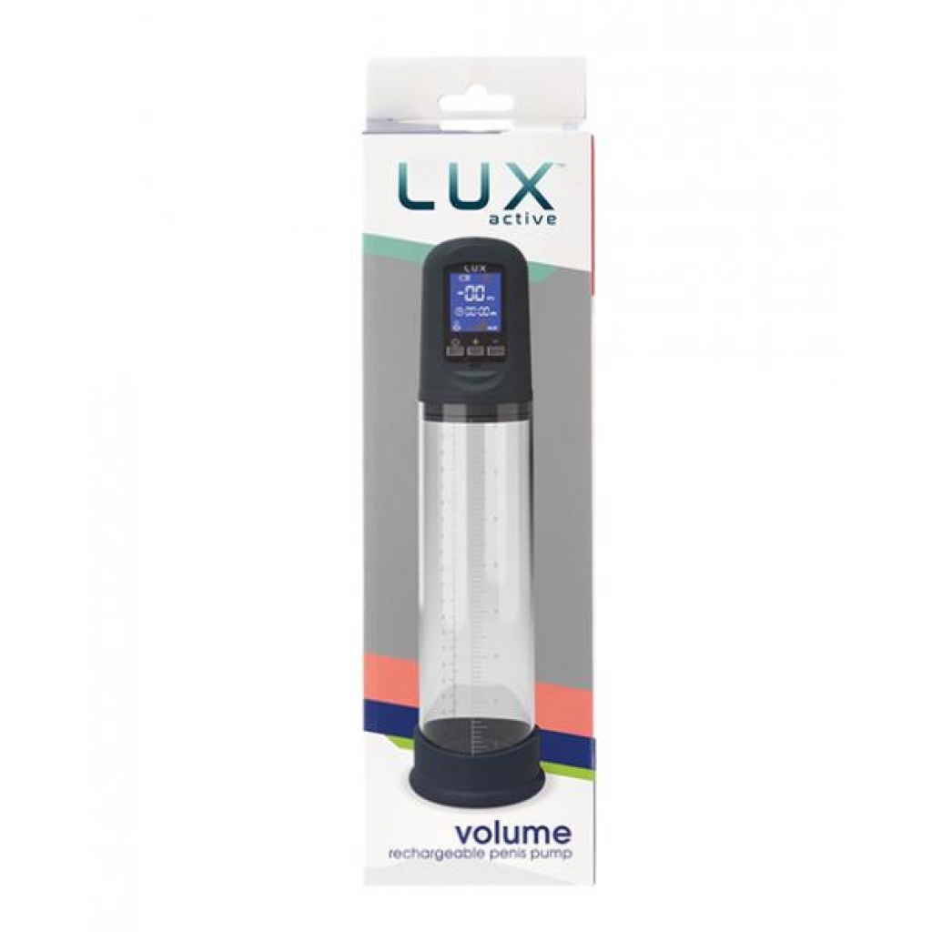 Lux Active Rechargeable Penis Pump - Black