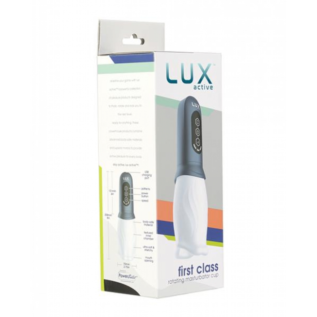 Lux Active First Class Rotating Masturbator Cup - Premium Male Stroker