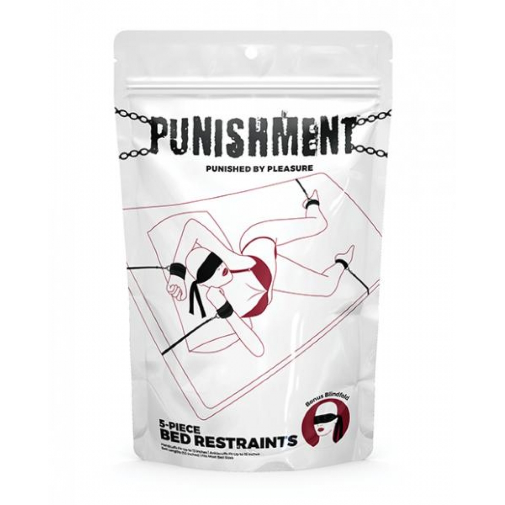 5-Piece Bed Restraint Kit - Punishment