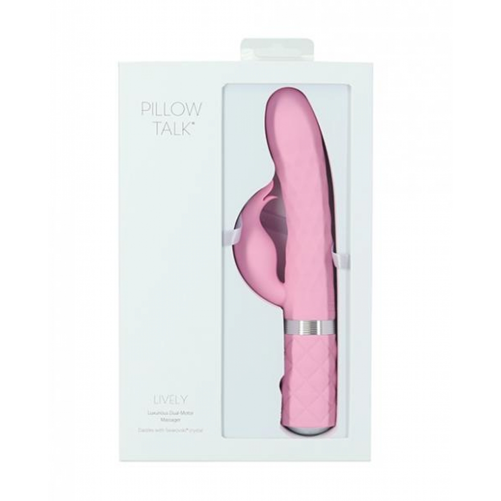 Pillow Talk Lively - Pink Dual-Motor Vibrator