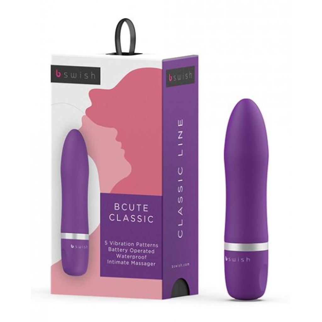 Bcute Classic - Purple Waterproof Multi-Speed Massager