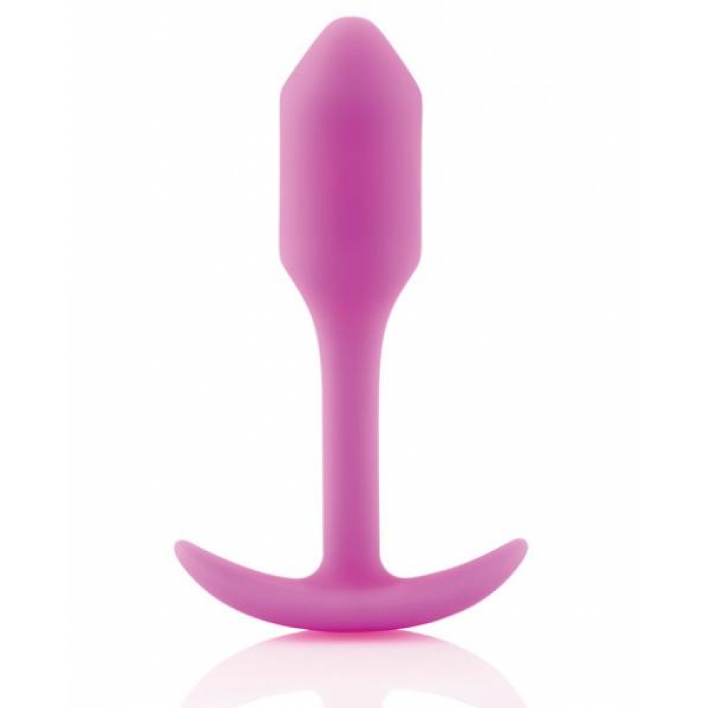 B-Vibe Snug Plug 1 - 1.94 Ounces Weight - Fuchsia