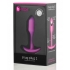 B-Vibe Snug Plug 1 - 1.94 Ounces Weight - Fuchsia