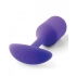 B-Vibe Snug Plug 2 - Weighted 4 ounces Purple