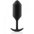 B-Vibe Snug Plug 3 - Weighted Black