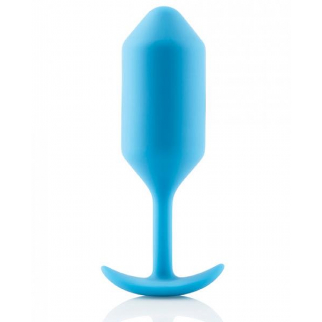 B-Vibe Snug Plug 3 - 6.35oz Weighted - Teal Blue