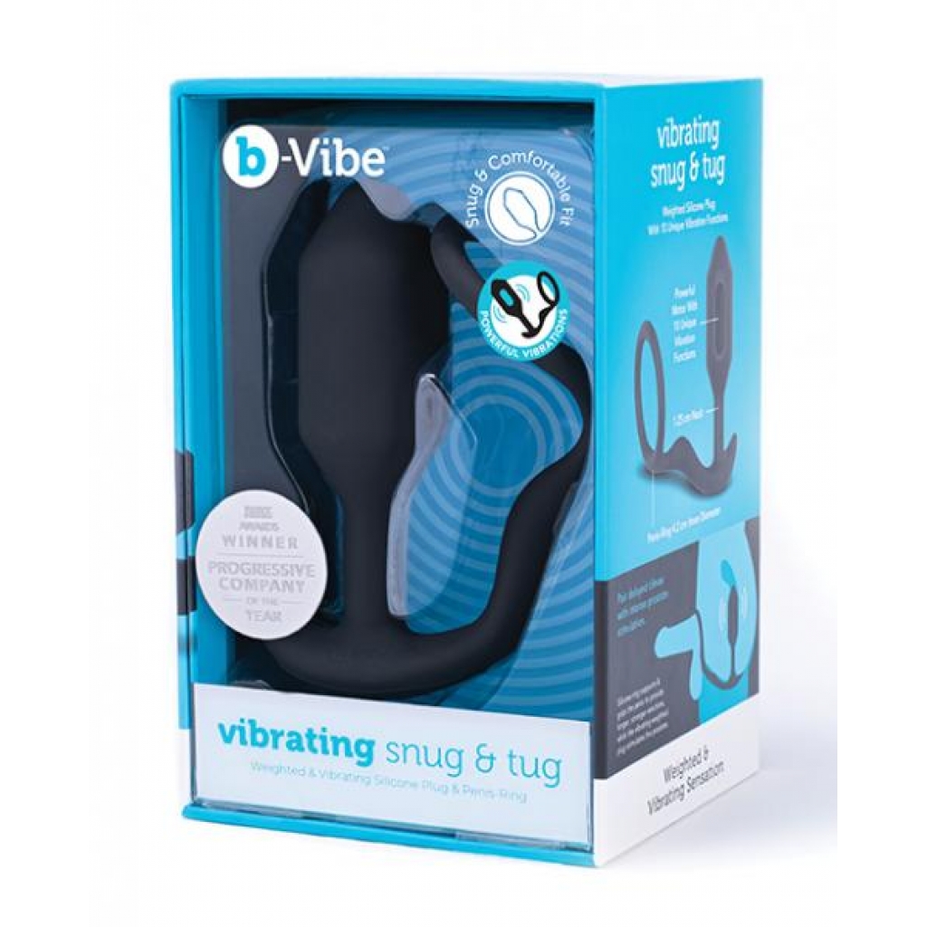 B-vibe Vibrating Snug & Tug Medium - Black