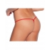 Low Rise Lycra G-String Red O/S